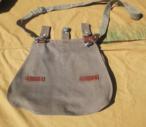 Pre-War / Early WW2 German M31 Breadbag UNIT MARKED &amp; FIELD MODIFIED