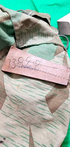 WWII german splinter pattern bag