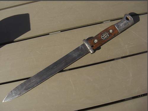 German SS k98 bayonet?