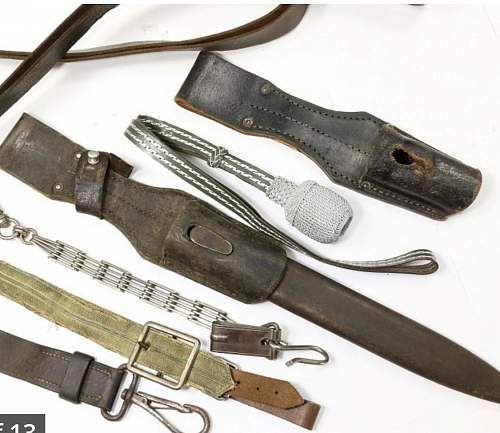 Lot of Random Military Items - WWII(?) Bayonet Accessories(?) - ID Request