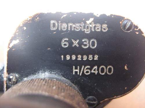 Afrika Korp DAK Zeiss  Binoculars Captured by Tom Diver Derrick VC DCM AIF 1941