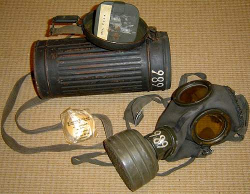 M-38 Gasmask and canister