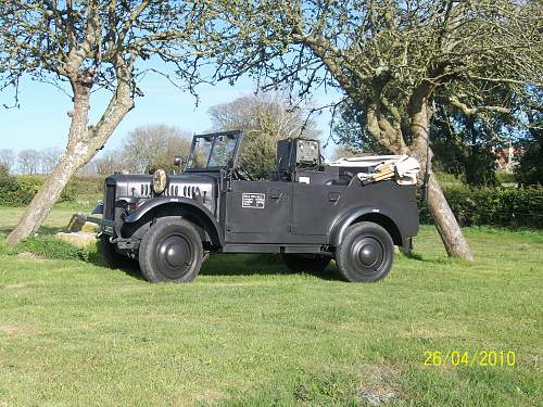 The last German field car left in Jersey from the German occupation.