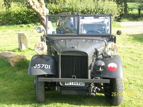 The last German field car left in Jersey from the German occupation.