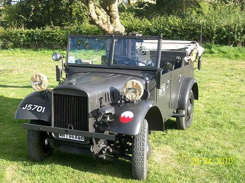 The last German field car left in Jersey from the German occupation.