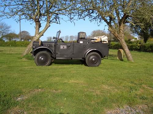 The last German field car left in Jersey from the German occupation.