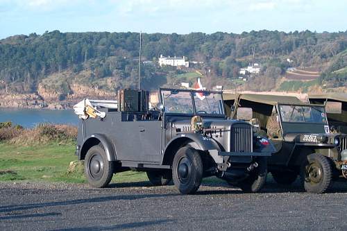 The last German field car left in Jersey from the German occupation.