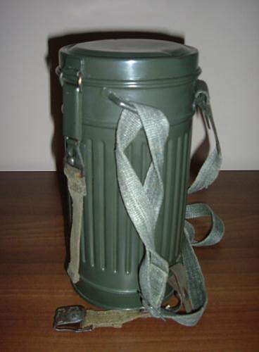 Gas mask canister