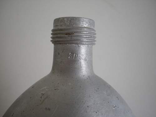 WWII German water bottle  and gun oli bottle?