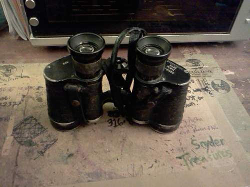 Found Vintage Binoculars in River