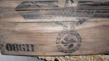 on Nazi marked Wooden Crate lids