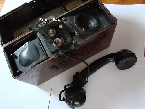 WW2 German Field Phone Model 1933 Feldfernsprecher 33 1940 dated
