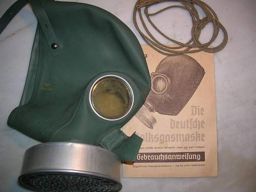 Gas mask questions