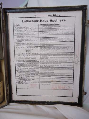 Luftschutz HausApotheke