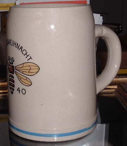 WW2 - War Christmas Beer Jug - Please, which Unit