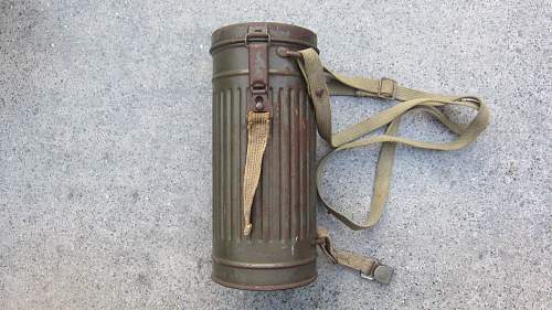 Openion Wehrmacht gasmask with cannister long model