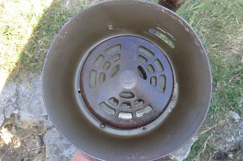 German hand held siren from Jersey, Channel Islands.