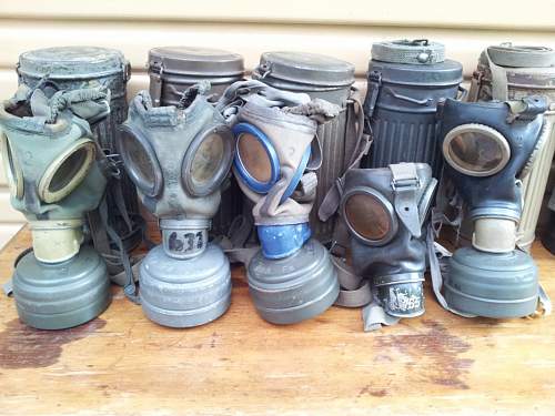 German gas mask colors