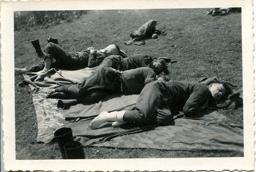 M31 Zeltbahn in use (period photos)