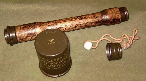 German stick grenade