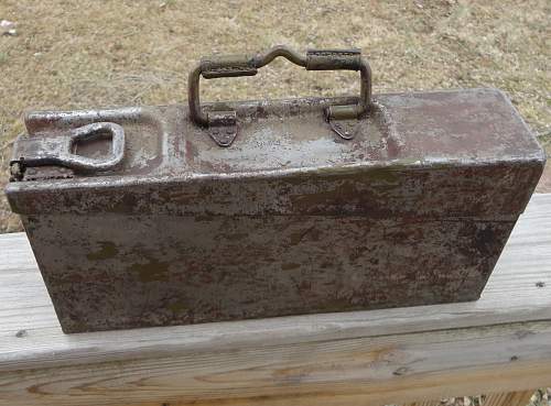 Ammo Can for MG42 or MG34 From Norway Capture Pile