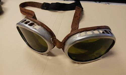 Gebirgsjager anti-glare 'snow' goggles