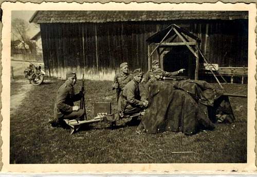 M31 Zeltbahn in use (period photos)