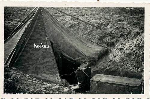 M31 Zeltbahn in use (period photos)