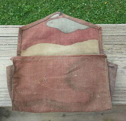 Theatre made/field made German ID paper carrier/wallet in Italian camo