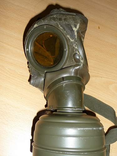 Rare WWII German Type Gas Mask Set