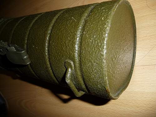 Rare WWII German Type Gas Mask Set