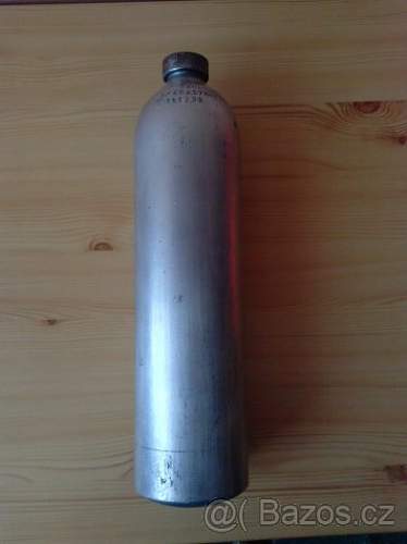 German Luftwaffe oxygen bottle