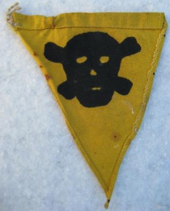 German mine  flag/marker