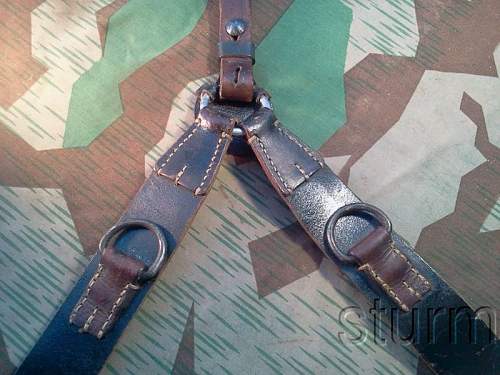 Late war German Y-straps, real or fake? 1944.