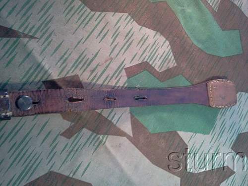 Late war German Y-straps, real or fake? 1944.