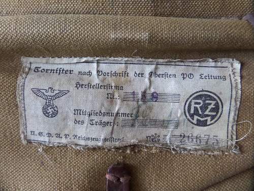 Nice flea market pick up NSDAP pack