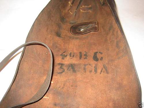 Ww1 german rifle leather breech cover?