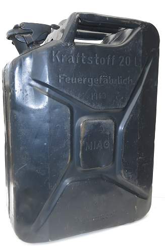 1943 dated 20 Litre German fuel can (&quot;Jerry Can&quot;) by MIAG.