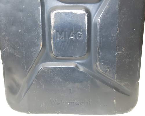 1943 dated 20 Litre German fuel can (&quot;Jerry Can&quot;) by MIAG.