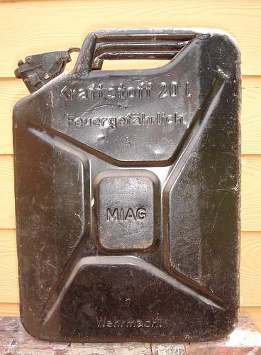 1943 dated 20 Litre German fuel can (&quot;Jerry Can&quot;) by MIAG.