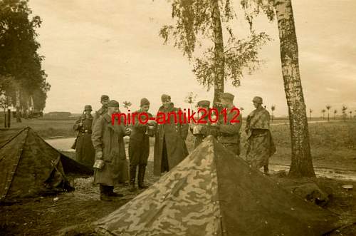 M31 Zeltbahn in use (period photos)