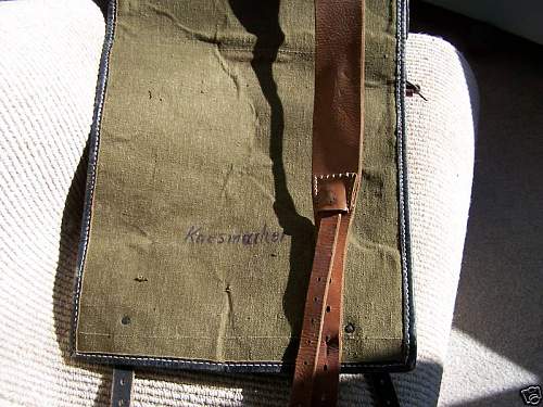 Damaged Original German Backpack