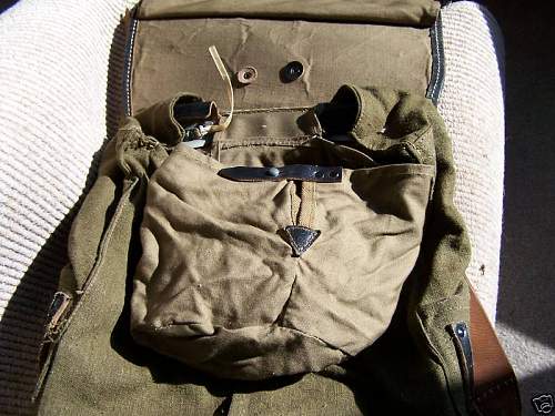 Damaged Original German Backpack