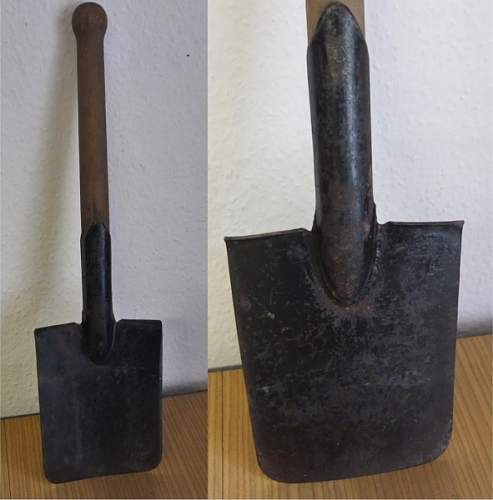 Is this a German wartime or postwar shovel?