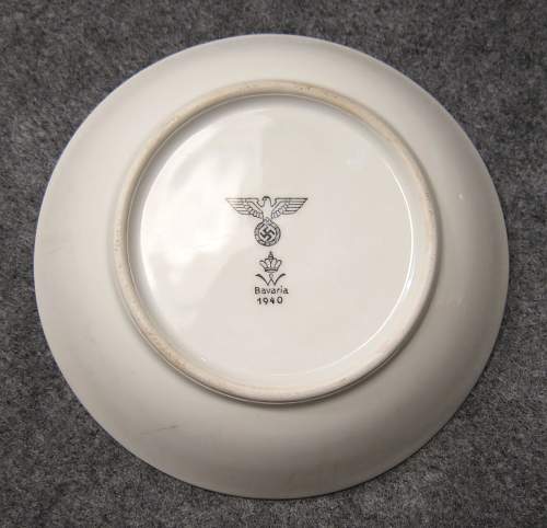 Mess Hall Plate and Bowl - Deutsche Arbeitsfront &amp; Heer(?)