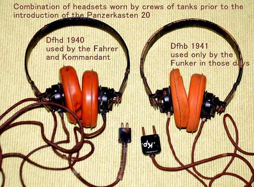 The Evolution of Headsets and Throat mikes for Panzers (1935-1945)