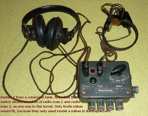 The Evolution of Headsets and Throat mikes for Panzers (1935-1945)