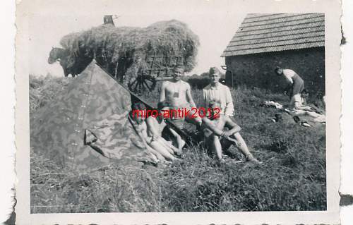 M31 Zeltbahn in use (period photos)