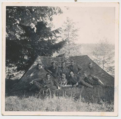 M31 Zeltbahn in use (period photos)