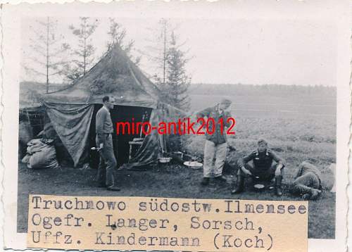 M31 Zeltbahn in use (period photos)